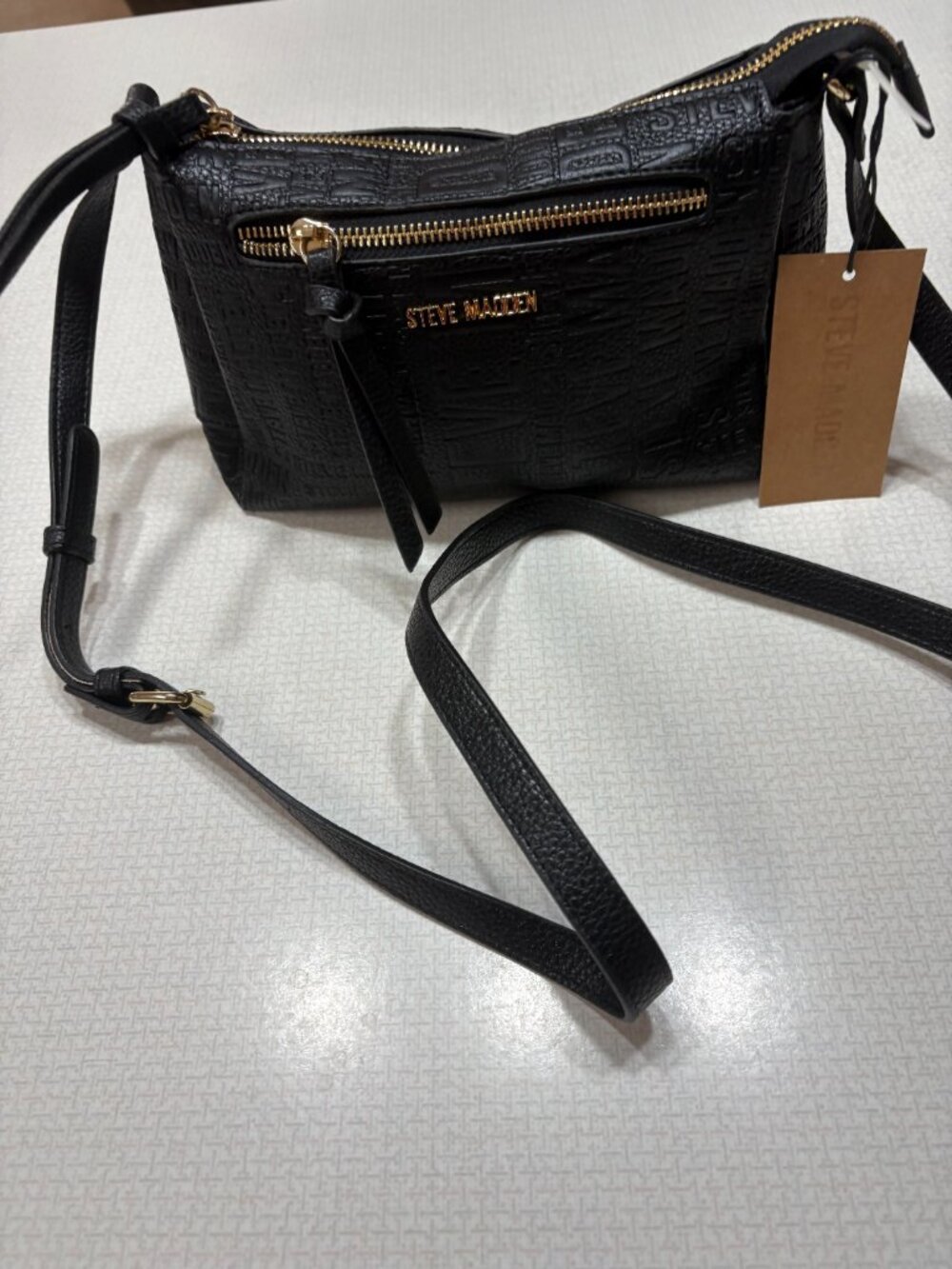 NWT Steve Madden Black Crossbody
